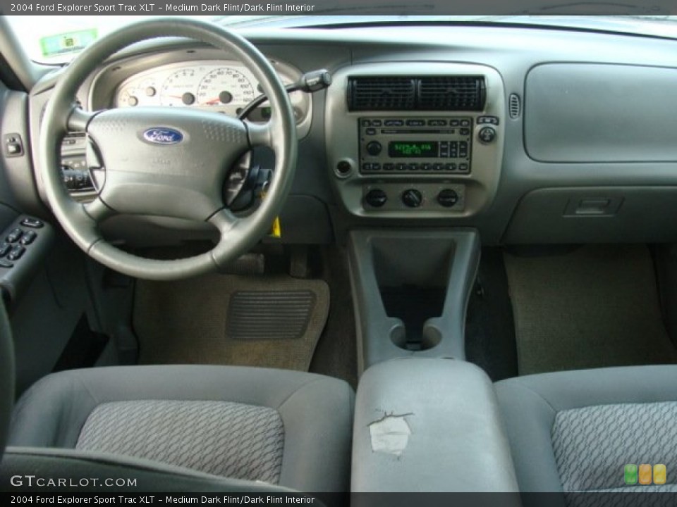 Medium Dark Flint/Dark Flint Interior Dashboard for the 2004 Ford Explorer Sport Trac XLT #88770713