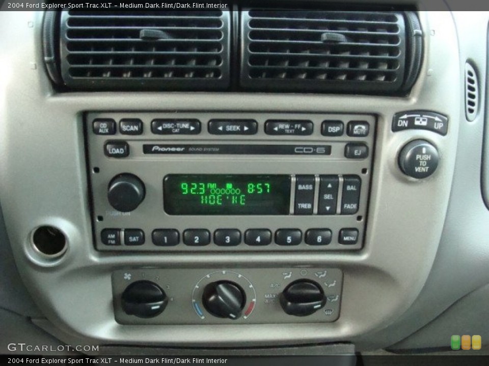 Medium Dark Flint/Dark Flint Interior Controls for the 2004 Ford Explorer Sport Trac XLT #88770821