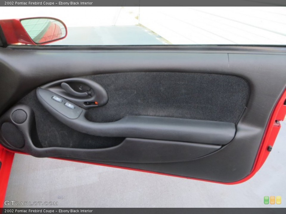 Ebony Black Interior Door Panel for the 2002 Pontiac Firebird Coupe #88771910