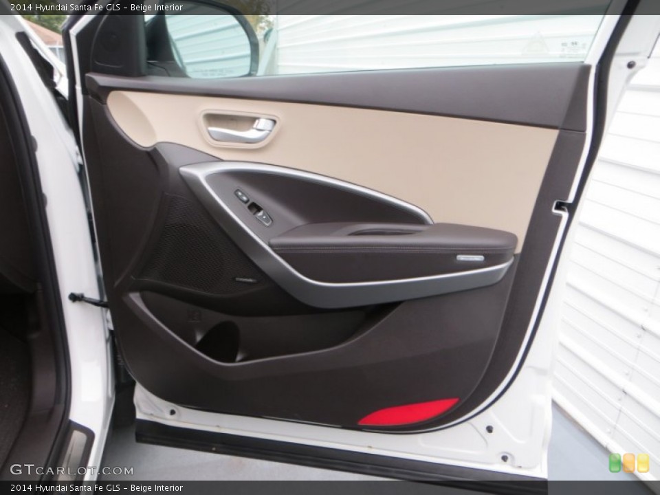 Beige Interior Door Panel for the 2014 Hyundai Santa Fe GLS #88772693