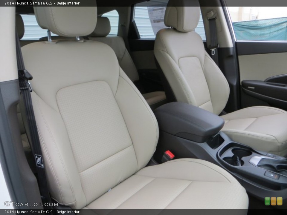 Beige Interior Front Seat for the 2014 Hyundai Santa Fe GLS #88772741