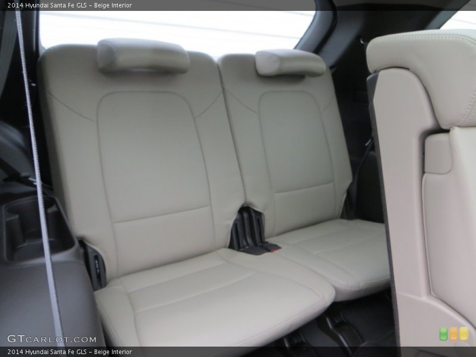 Beige Interior Rear Seat for the 2014 Hyundai Santa Fe GLS #88772840