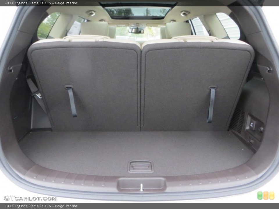 Beige Interior Trunk for the 2014 Hyundai Santa Fe GLS #88772885