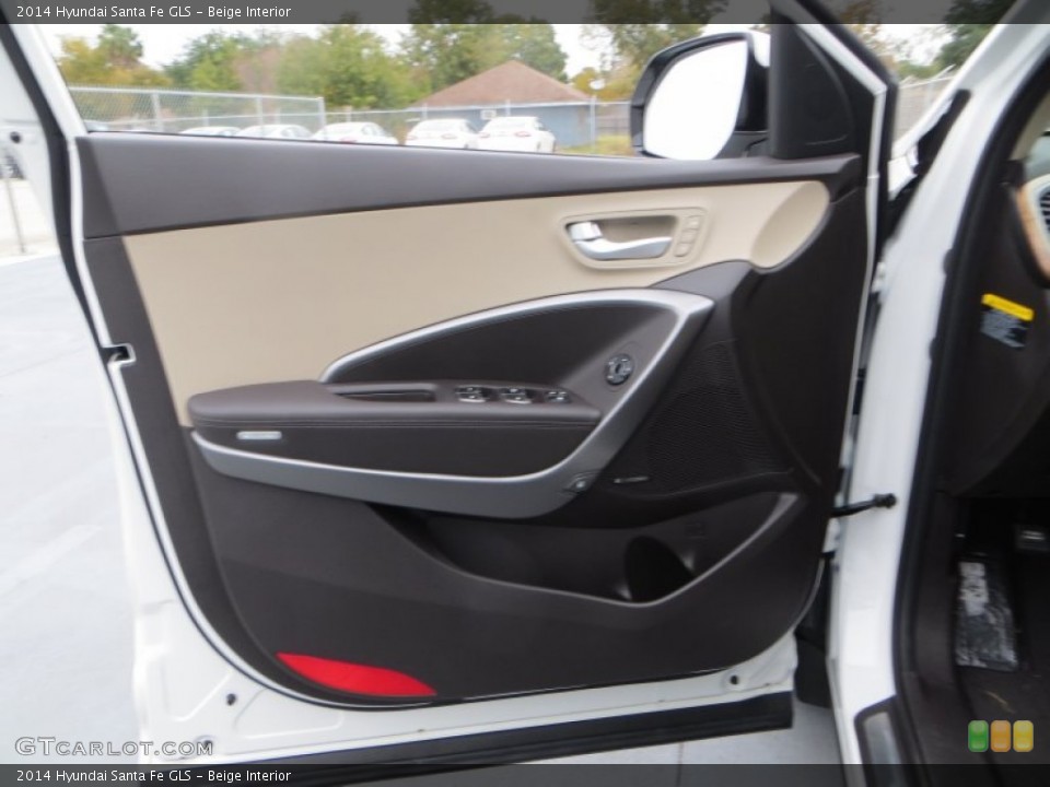 Beige Interior Door Panel for the 2014 Hyundai Santa Fe GLS #88772960