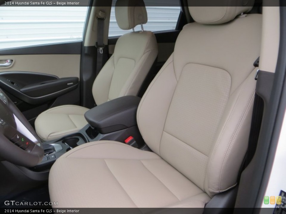 Beige Interior Front Seat for the 2014 Hyundai Santa Fe GLS #88773038