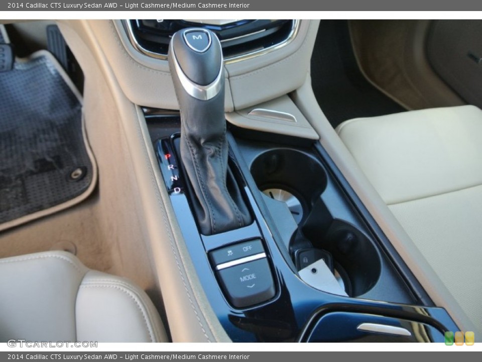 Light Cashmere/Medium Cashmere Interior Transmission for the 2014 Cadillac CTS Luxury Sedan AWD #88775890