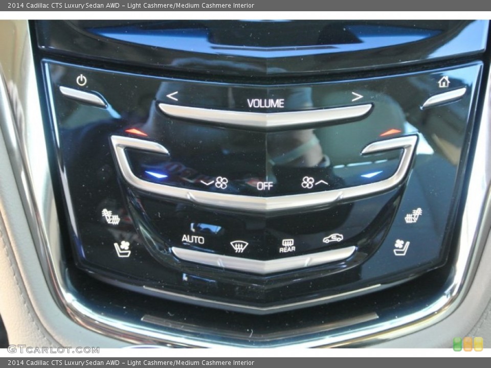 Light Cashmere/Medium Cashmere Interior Controls for the 2014 Cadillac CTS Luxury Sedan AWD #88775909