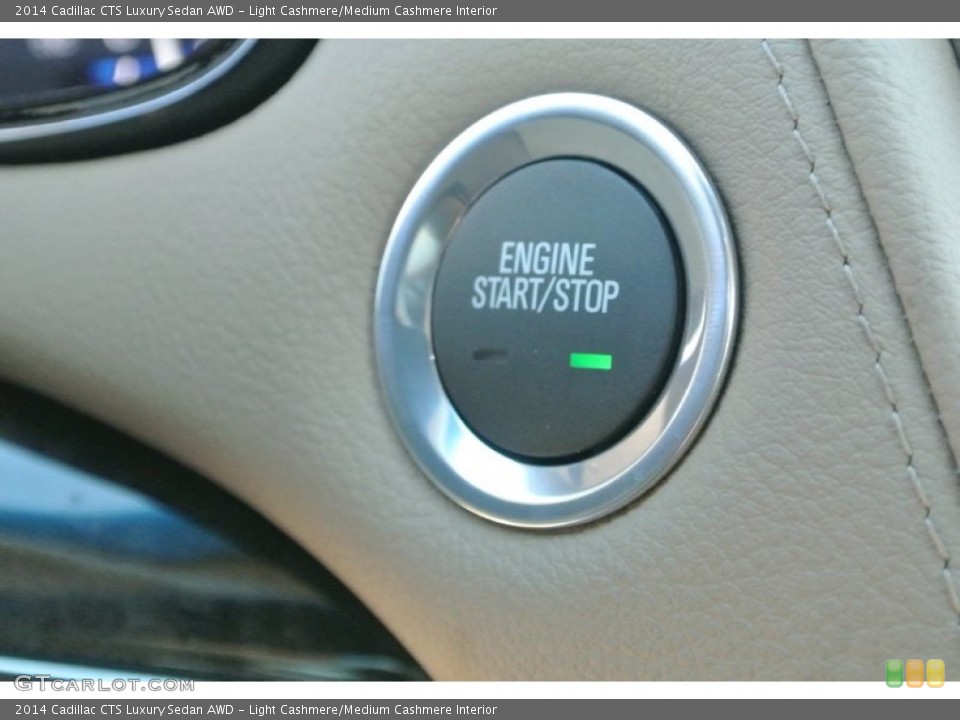 Light Cashmere/Medium Cashmere Interior Controls for the 2014 Cadillac CTS Luxury Sedan AWD #88775975