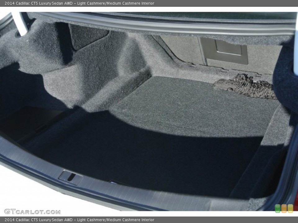 Light Cashmere/Medium Cashmere Interior Trunk for the 2014 Cadillac CTS Luxury Sedan AWD #88776062