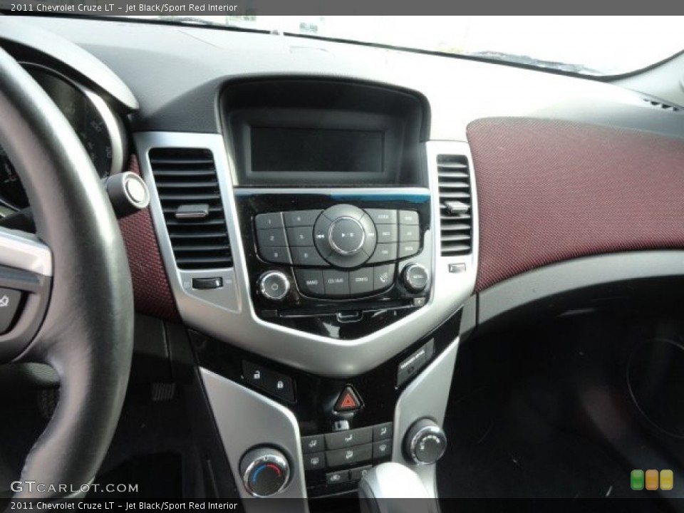 Jet Black/Sport Red Interior Controls for the 2011 Chevrolet Cruze LT #88784123