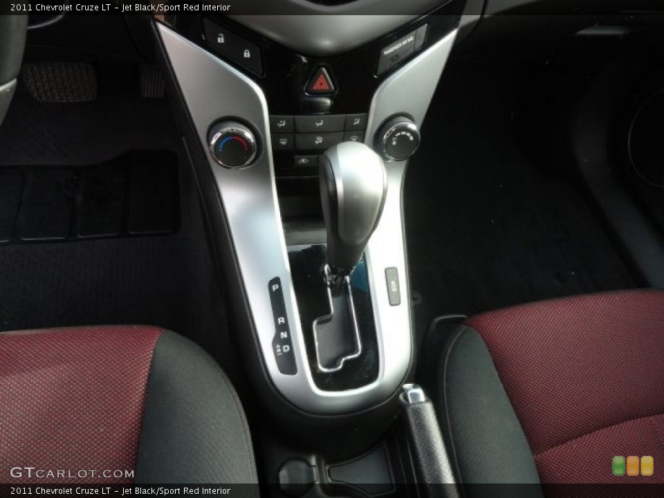 Jet Black/Sport Red Interior Transmission for the 2011 Chevrolet Cruze LT #88784147