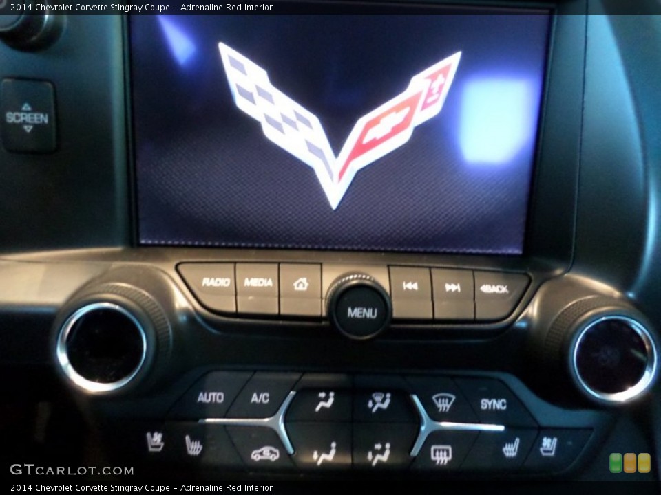 Adrenaline Red Interior Controls for the 2014 Chevrolet Corvette Stingray Coupe #88786691