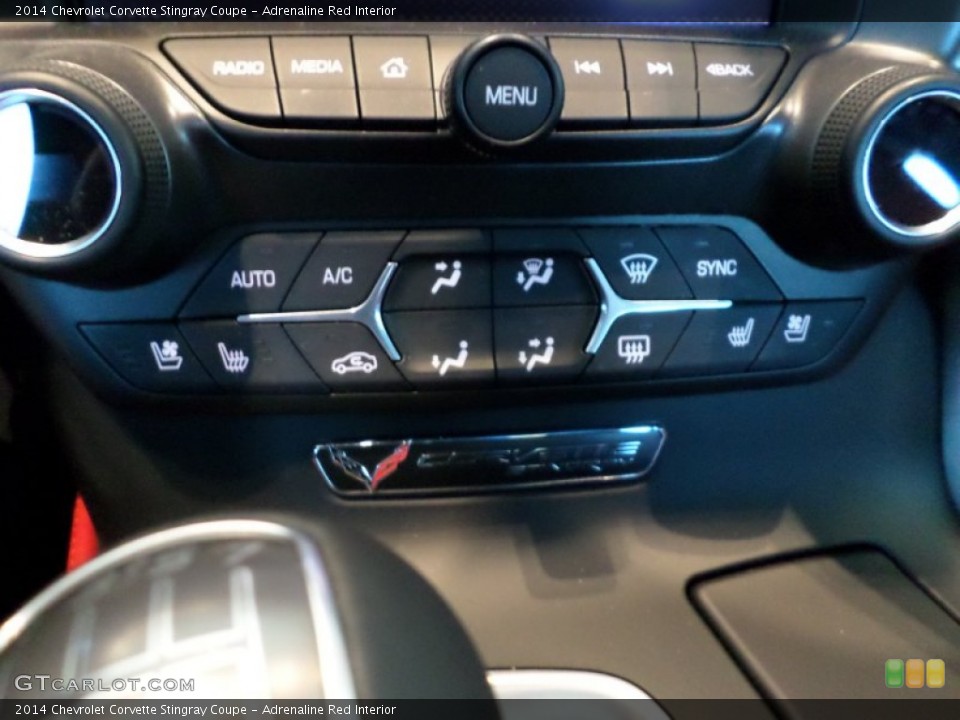 Adrenaline Red Interior Controls for the 2014 Chevrolet Corvette Stingray Coupe #88786742