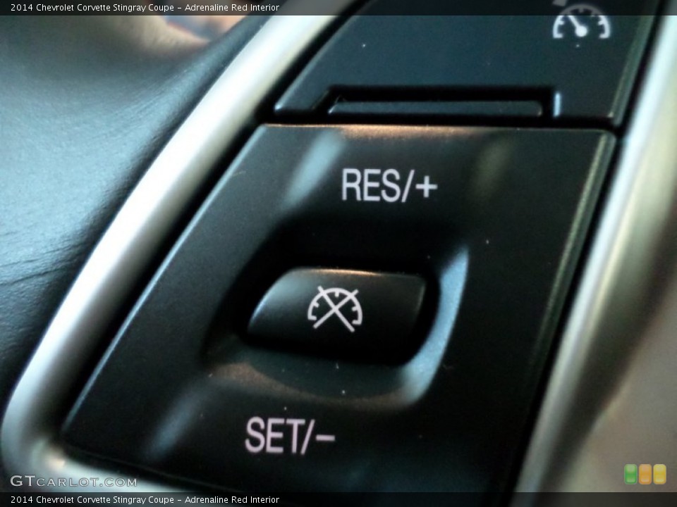 Adrenaline Red Interior Controls for the 2014 Chevrolet Corvette Stingray Coupe #88786814