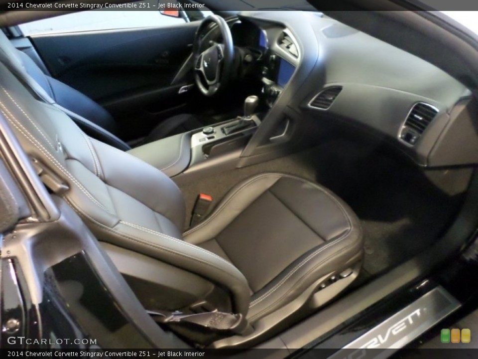 Jet Black Interior Photo for the 2014 Chevrolet Corvette Stingray Convertible Z51 #88787408