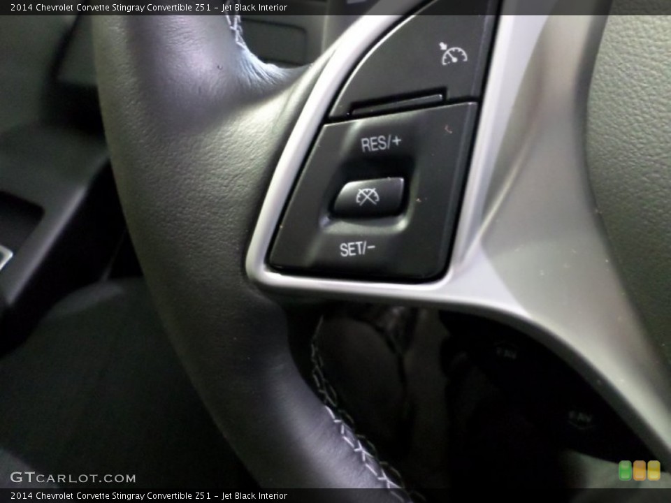 Jet Black Interior Controls for the 2014 Chevrolet Corvette Stingray Convertible Z51 #88787531