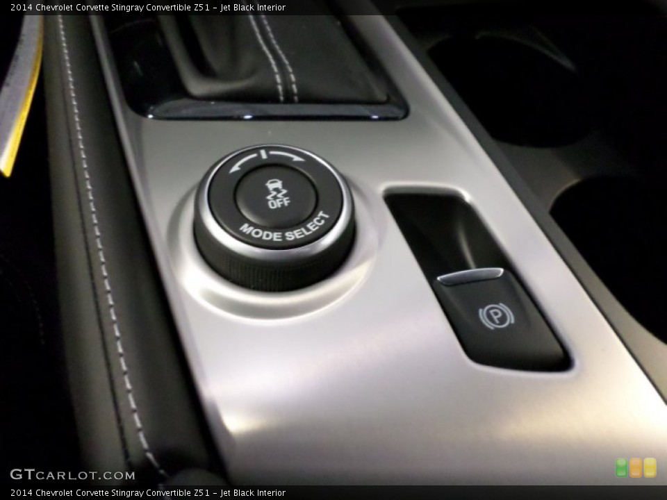 Jet Black Interior Controls for the 2014 Chevrolet Corvette Stingray Convertible Z51 #88787603