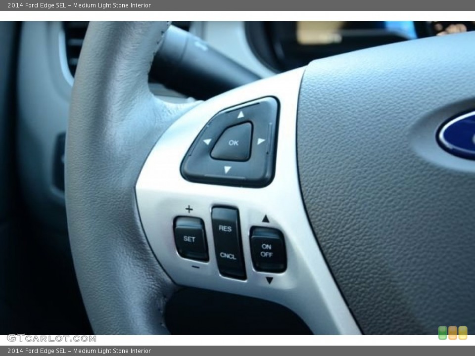 Medium Light Stone Interior Controls for the 2014 Ford Edge SEL #88788509