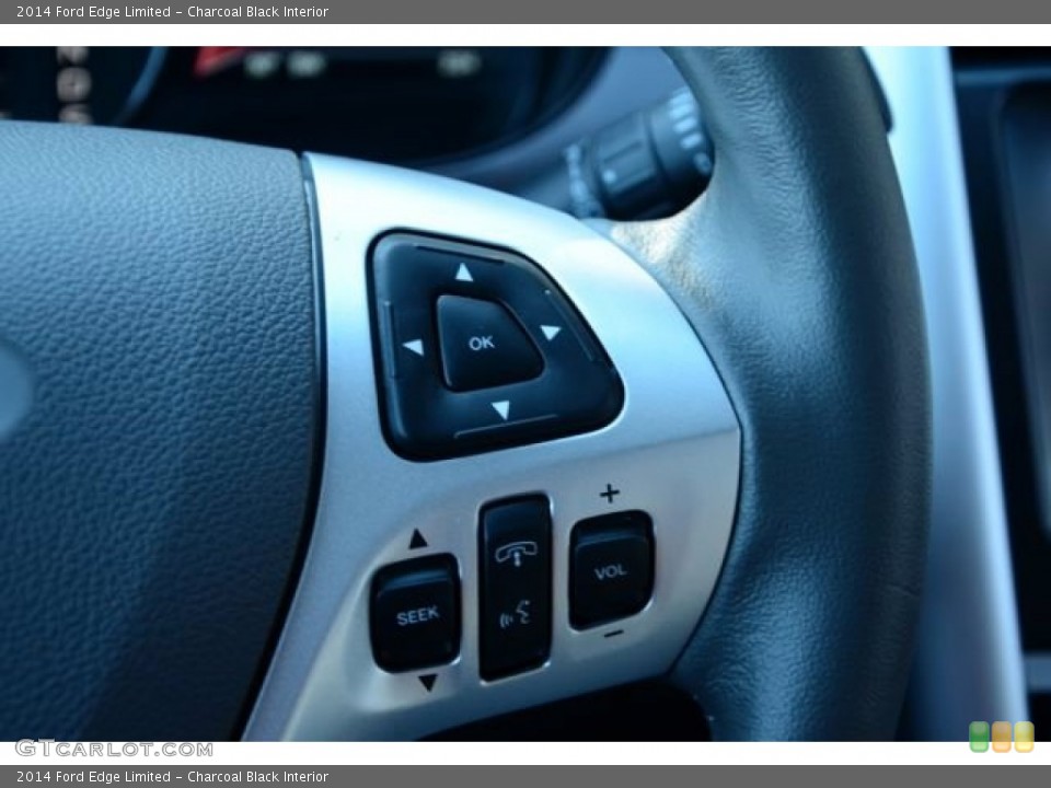 Charcoal Black Interior Controls for the 2014 Ford Edge Limited #88789138