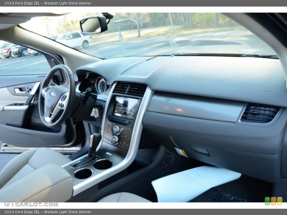 Medium Light Stone Interior Dashboard for the 2014 Ford Edge SEL #88789579