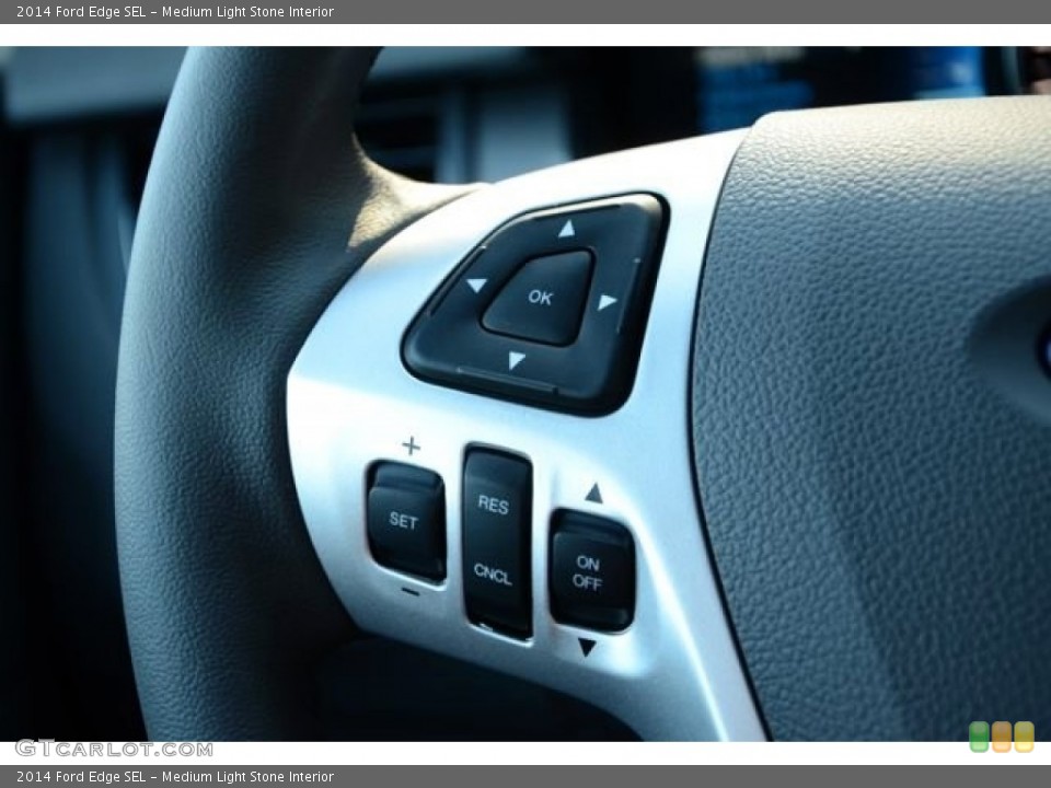 Medium Light Stone Interior Controls for the 2014 Ford Edge SEL #88789676