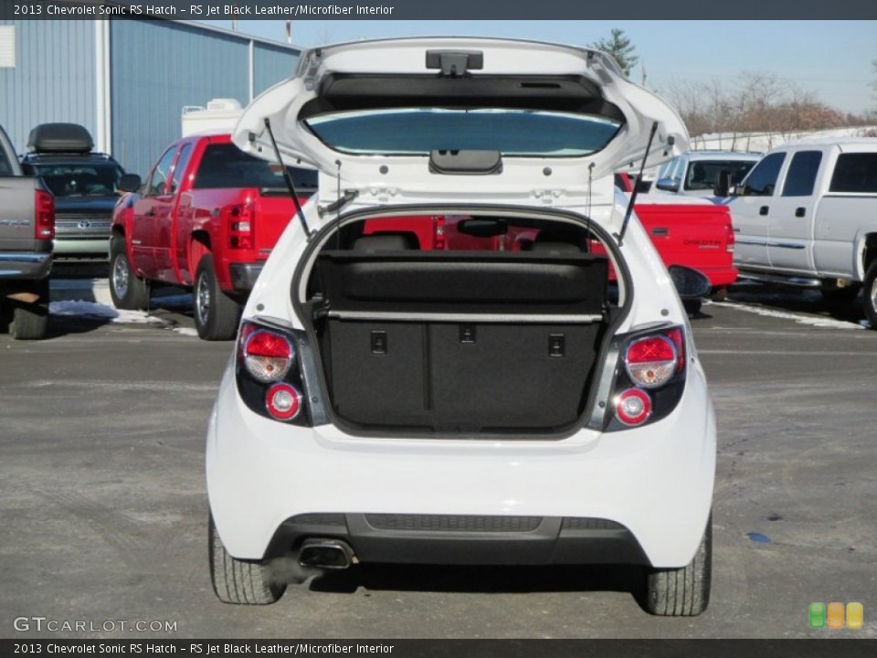 RS Jet Black Leather/Microfiber Interior Trunk for the 2013 Chevrolet Sonic RS Hatch #88791920