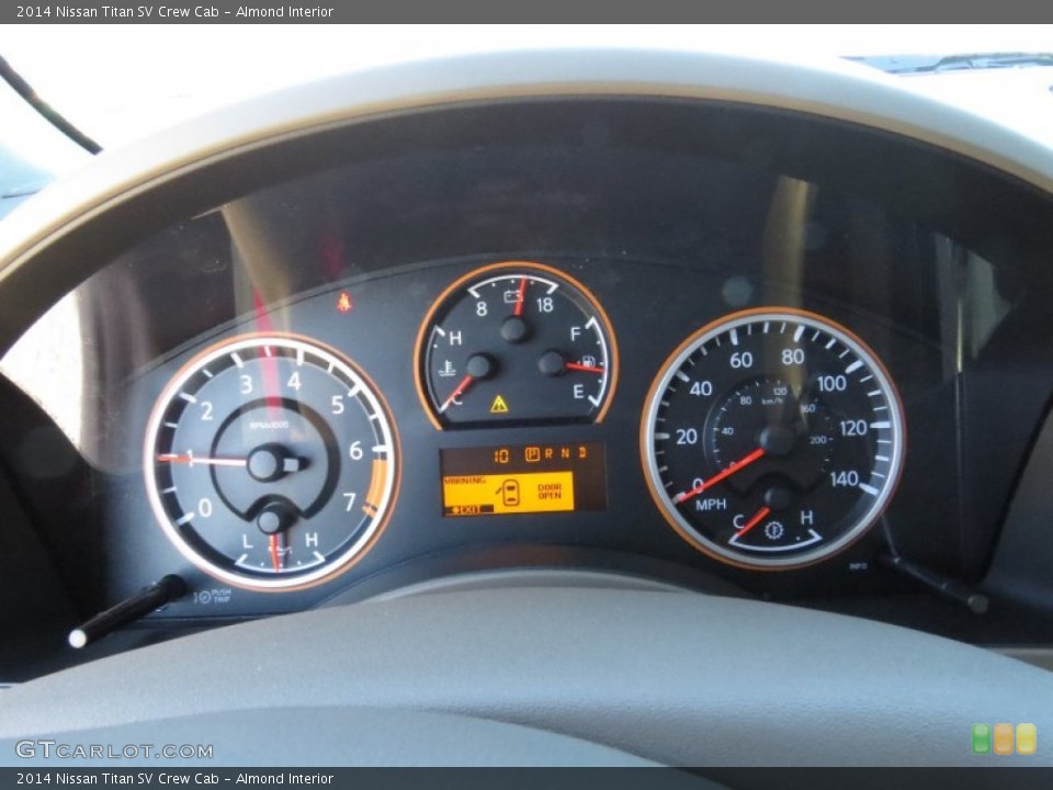 Almond Interior Gauges for the 2014 Nissan Titan SV Crew Cab #88793399