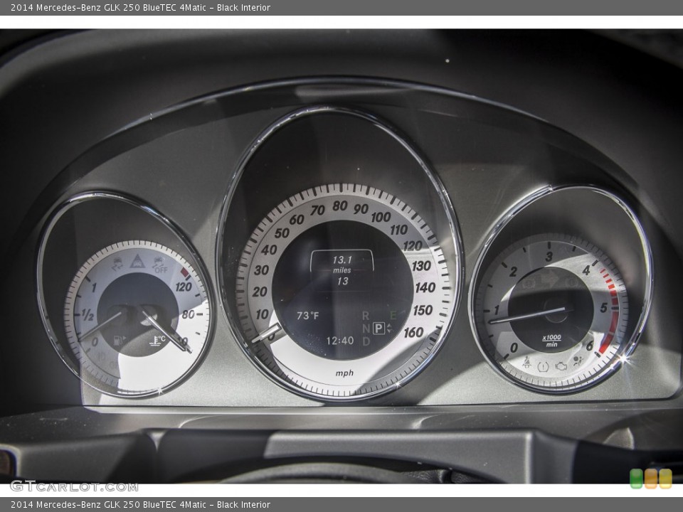 Black Interior Gauges for the 2014 Mercedes-Benz GLK 250 BlueTEC 4Matic #88798262