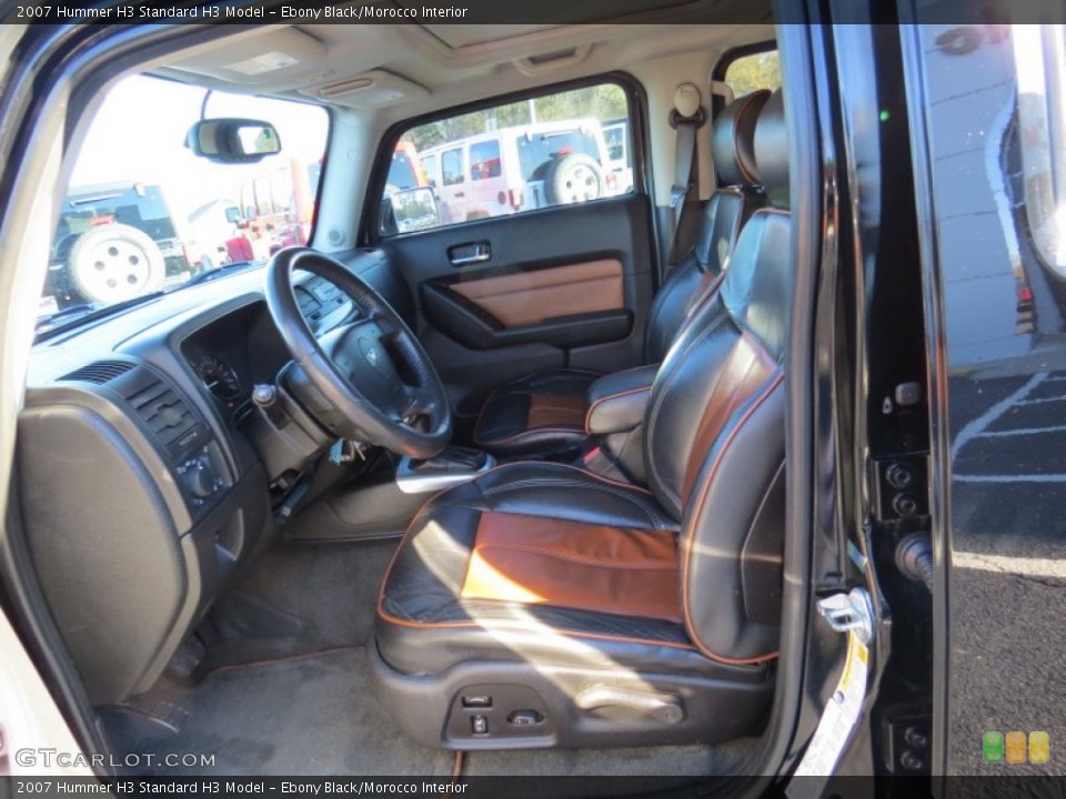 Ebony Black/Morocco Interior Photo for the 2007 Hummer H3  #88798802