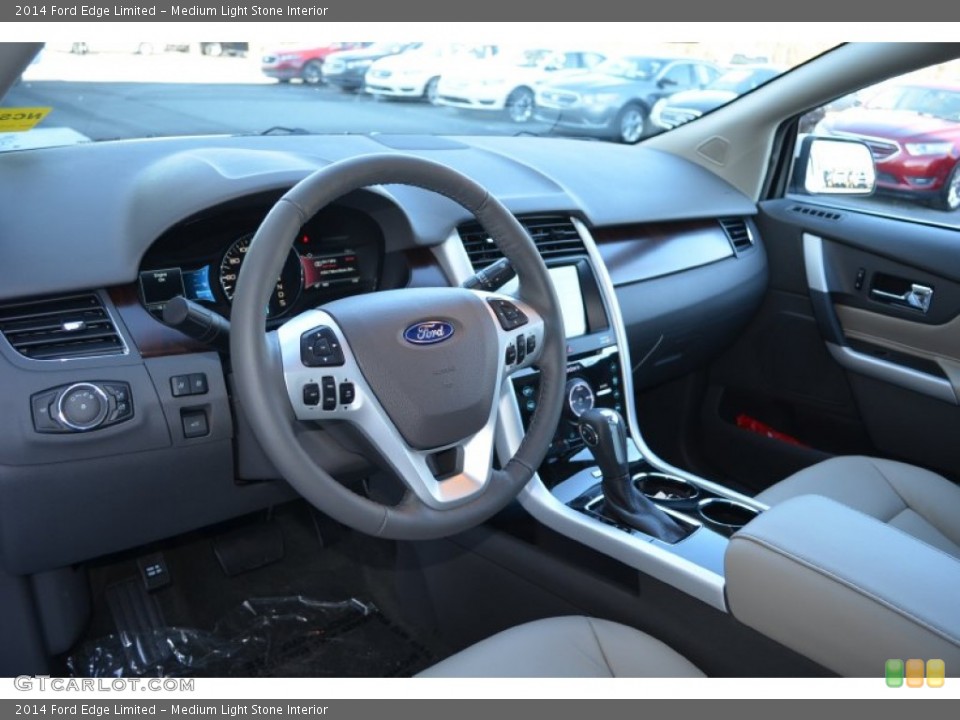 Medium Light Stone Interior Prime Interior for the 2014 Ford Edge Limited #88799834