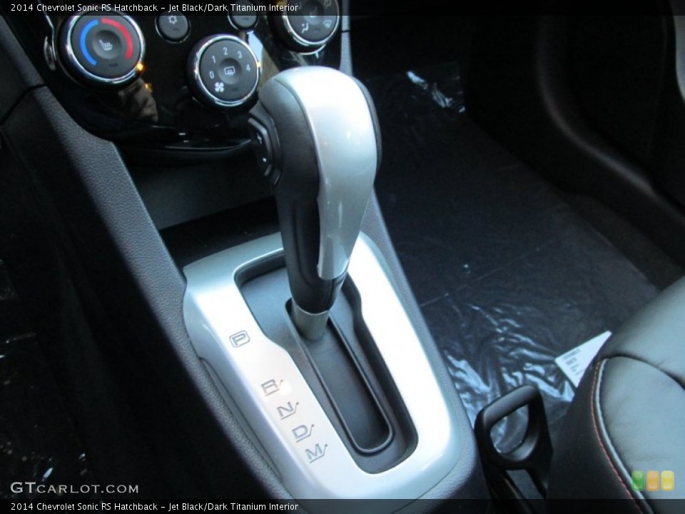 Jet Black/Dark Titanium Interior Transmission for the 2014 Chevrolet Sonic RS Hatchback #88800416