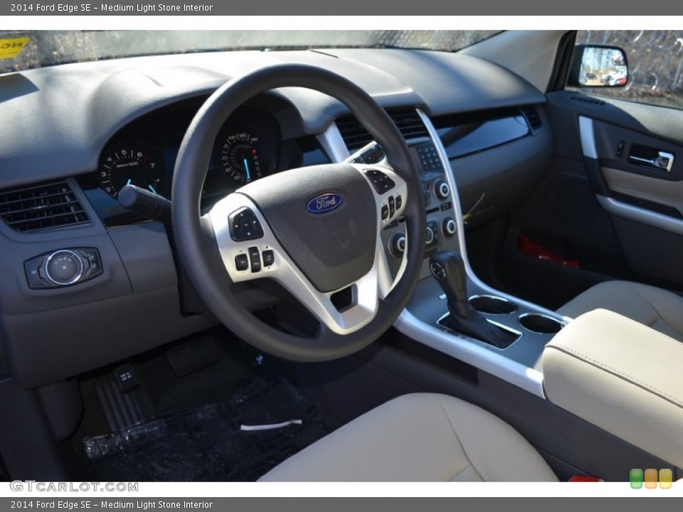 Medium Light Stone Interior Prime Interior for the 2014 Ford Edge SE #88800587