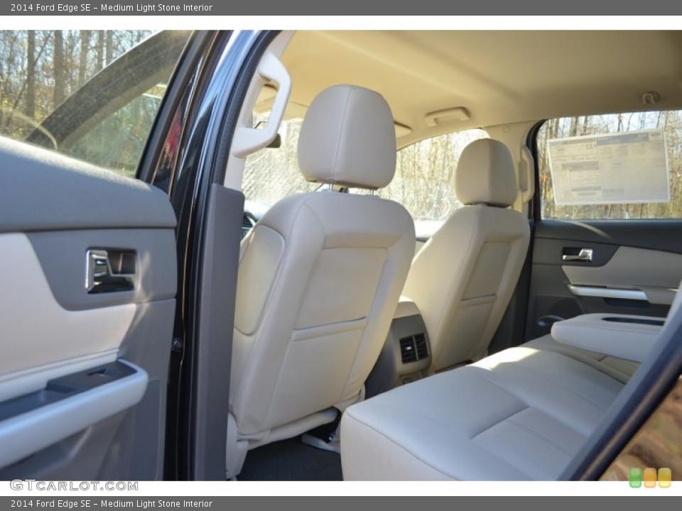 Medium Light Stone Interior Rear Seat for the 2014 Ford Edge SE #88800611