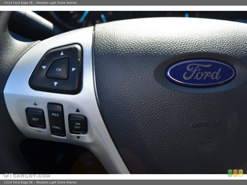 Medium Light Stone Interior Controls for the 2014 Ford Edge SE #88800872