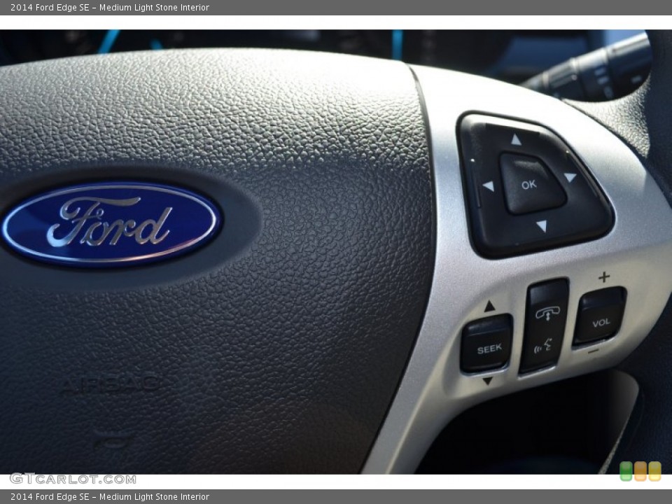 Medium Light Stone Interior Controls for the 2014 Ford Edge SE #88800890