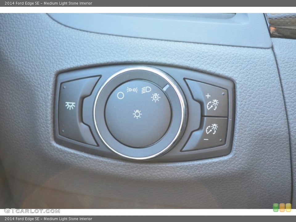 Medium Light Stone Interior Controls for the 2014 Ford Edge SE #88800929