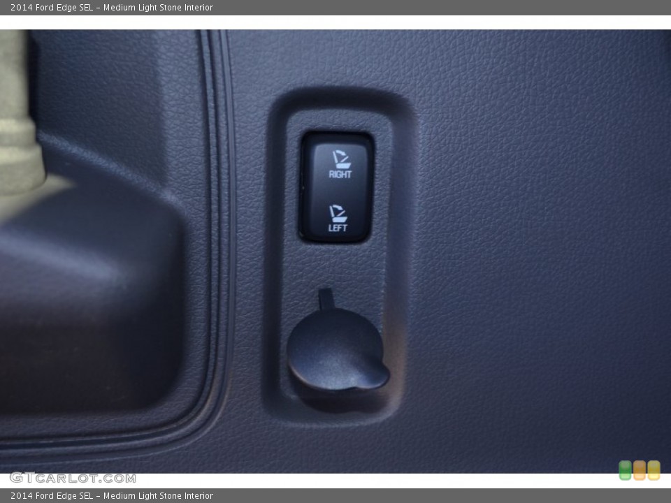 Medium Light Stone Interior Controls for the 2014 Ford Edge SEL #88801184