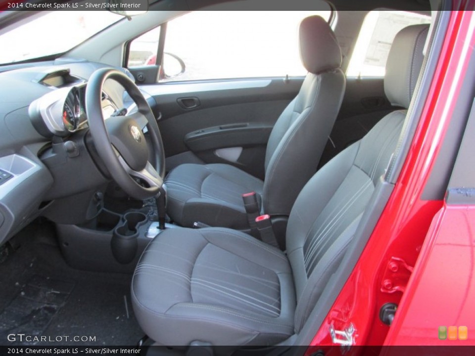 Silver/Silver Interior Photo for the 2014 Chevrolet Spark LS #88801823