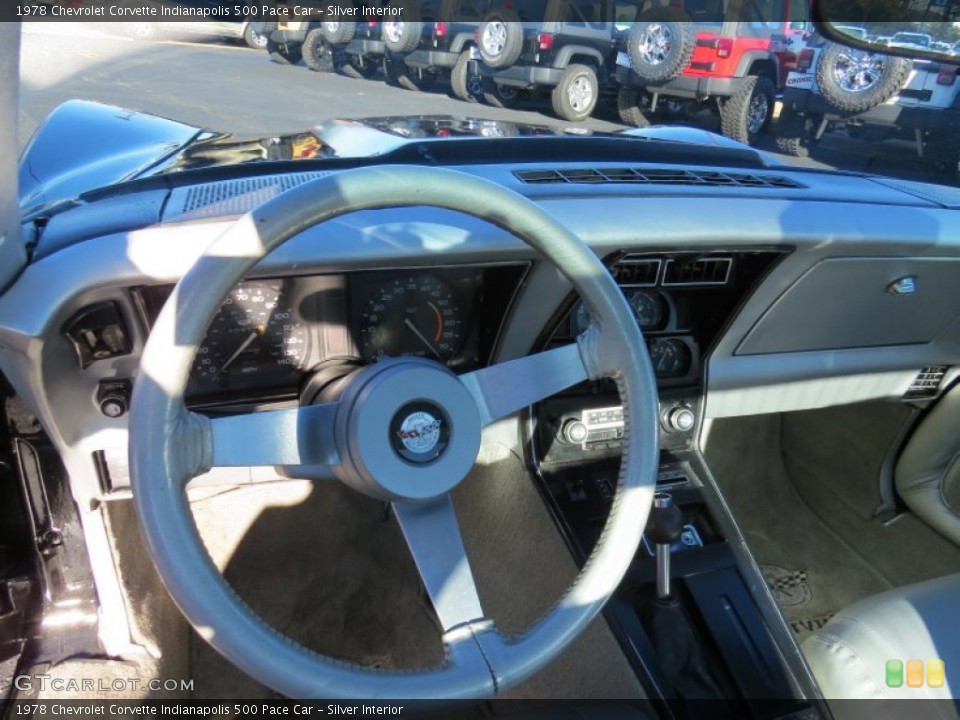 Silver Interior Dashboard for the 1978 Chevrolet Corvette Indianapolis 500 Pace Car #88803308