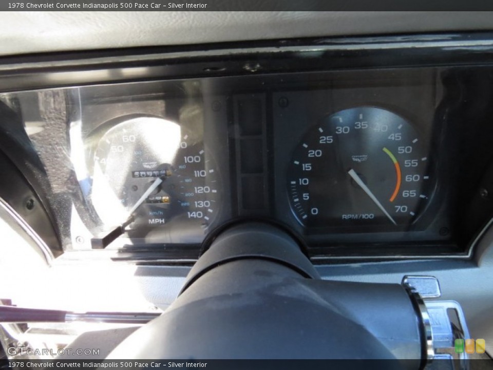 Silver Interior Gauges for the 1978 Chevrolet Corvette Indianapolis 500 Pace Car #88803377