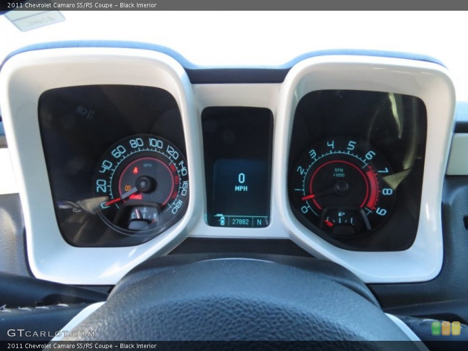 Black Interior Gauges for the 2011 Chevrolet Camaro SS/RS Coupe #88805514