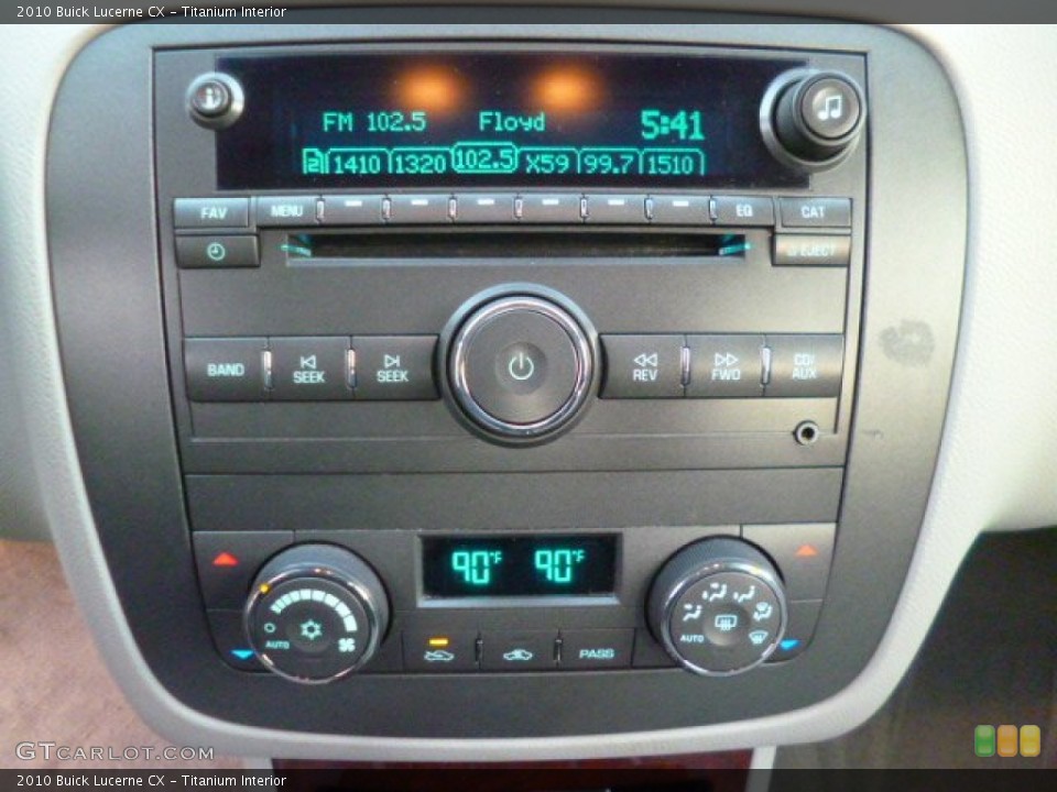 Titanium Interior Controls for the 2010 Buick Lucerne CX #88806359