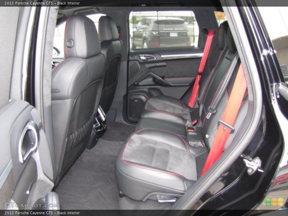 Black Interior Rear Seat for the 2013 Porsche Cayenne GTS #88807310