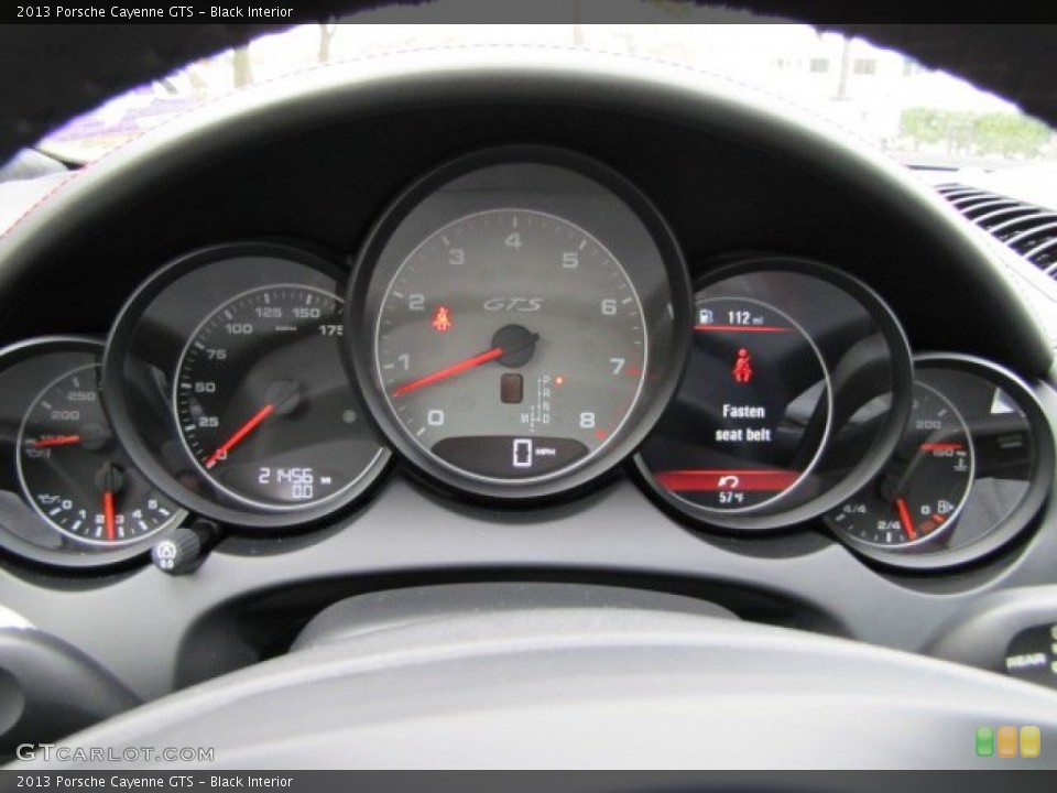 Black Interior Gauges for the 2013 Porsche Cayenne GTS #88807541