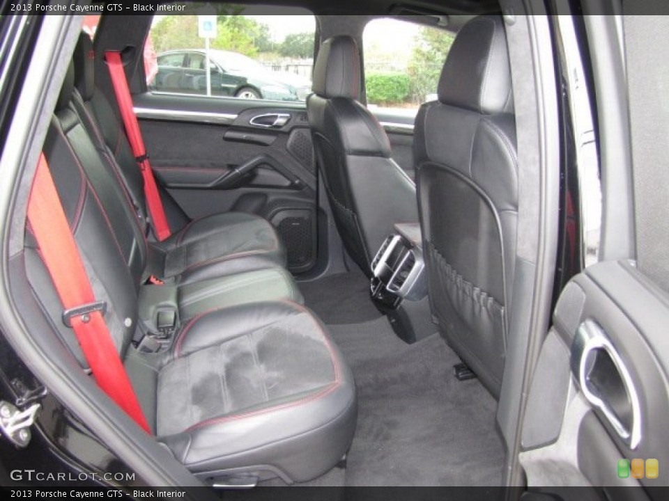 Black Interior Rear Seat for the 2013 Porsche Cayenne GTS #88807817