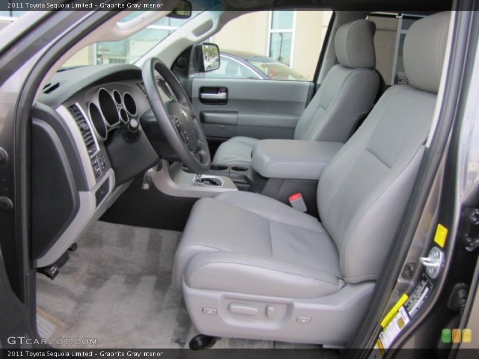 Graphite Gray Interior Photo for the 2011 Toyota Sequoia Limited #88808447