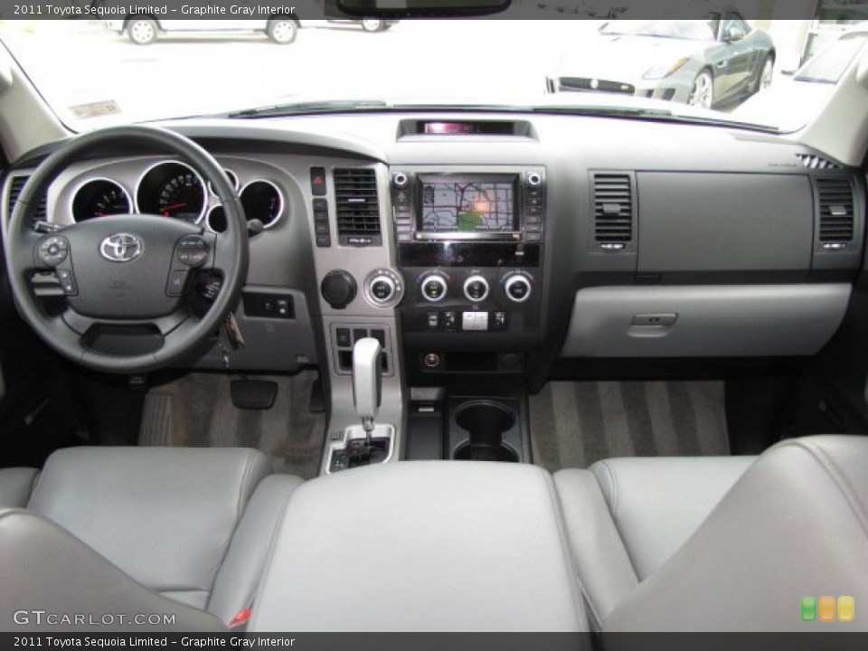 Graphite Gray Interior Dashboard for the 2011 Toyota Sequoia Limited #88808465