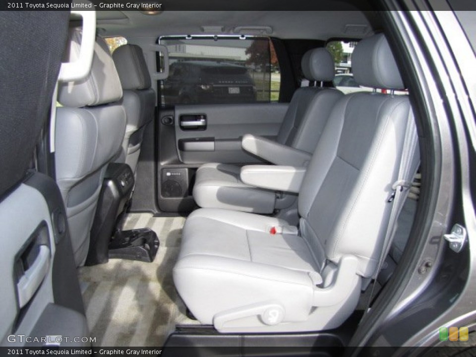 Graphite Gray Interior Rear Seat for the 2011 Toyota Sequoia Limited #88808477