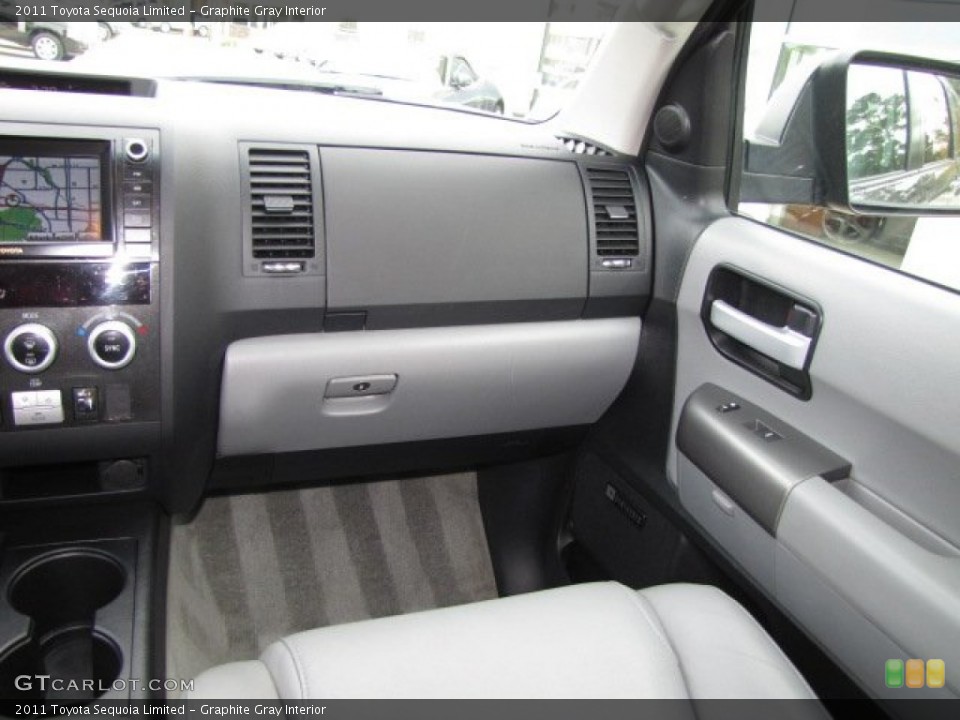 Graphite Gray Interior Dashboard for the 2011 Toyota Sequoia Limited #88808738