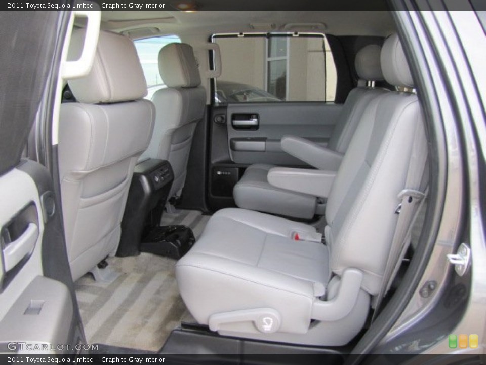 Graphite Gray Interior Rear Seat for the 2011 Toyota Sequoia Limited #88809023